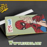 استیکر ( برچسب) کارتی پیتر عنکبوتی مناسب برای انواع کارتی بانکی و مترو | کلی طرح خفن تو ژانرهای مختلف داریم طرح دلخواهتم می تونی چاپ کنی